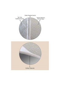 Resim West Home Oyun Halısı Makinede Yıkanabilir Kaymaz Taban Leke Tutmaz Antibakteriyel Çocuk Odası Halısı Wh 504 Gri 