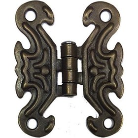 Resim Dekoratif Sac Kelebek Menteşe - Küçük, Antik, 1 Adet 