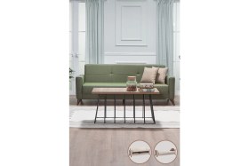 Resim Mobetto Daily Üçlü Kanepe Salon Oturma Odası Koltuk Yataklı/sandıklı - Yeşil 