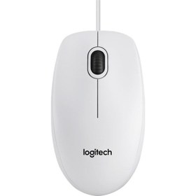Resim Logıtech B100 Nano Mouse Kablolu Beyaz 910-003360 