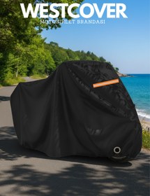 Resim WestCover Rks Newlight (Siyah-Reflektörlü) Motosiklet Brandası 4 Mevsim Koruma Örtüsü 
