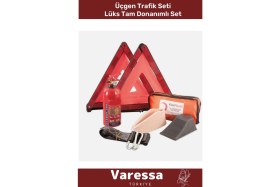 Resim Özel Seri Karayolları Tüvtürk Uyumlu Tse Belgeli Bez Çantalı Araba Kamyon Ilk Yardım Trafik Seti 