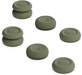 Resim Szaerfa Xbox One Xbox Series X Serisi S için 6 Parça Denetleyici Başparmak Kavrama Joystick Şapkası, Silikon Thumbstick Kavrama Kapağı (Yeşil) 