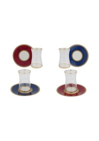 Resim Lucky Art Lyeg117 Lucında Bone 6 Lı Çay Bardağı Seti Çok Renkli 