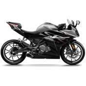 Resim Cfmoto 250sr Yarım Jant Kaplama Sticker Etiket Modeli Metalik Gri 