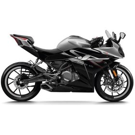 Resim Cfmoto 250sr Yarım Jant Kaplama Sticker Etiket Modeli Metalik Gri 