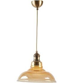Resim Rsylight Retro Bal Camlı Dekoratif Rustik Eskitme Tekli Sarkıt Av 