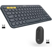 Resim LOGITECH K380 SİYAH Q KLAVYE + LOGITECH M350 SİYAH MOUSE 