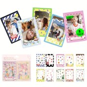 Resim Fujifilm Instax Mini 12/11/SE/EVO/9/8/7 Kamera 3 inç Film Kağıdı, 5 Manyetik Buzdolabı Çıkartması 10 Farklı Stil Mini Fotoğraf Çıkartması Çıkartmaları, Hediye İçin Kullanılabilir, Mini Scrapbooking Malzemesi, Mini Scrapbooking Kiti, Mini Scrapbook Kiti, Instax Mini Kartuşu, Instax Mini Evo Aksesuarı, Fotoğraf/Picture Çerçeve, Manyetik Fotoğraf Çerçeveleri, Duvar İçin Fotoğraf Çerçeve Seti 