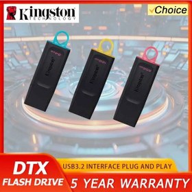Resim Kingston Datatraveler Exodia Dtx Usb Flash Sürücüler 64 Gb 128 Gb 256 Gb Usb Yellow 128gb Diğer 