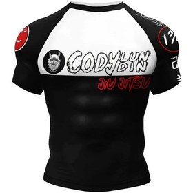 Resim Codylundin Codylundin Mma Jiu Jitsu Bjj Erkek T Shirt Kısa Kollu Dövüş Sporları Formasıbej Bej 