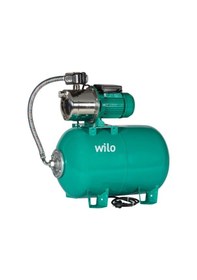 Resim Aqua Sps 50-4.47 Paslanmaz Jet Pompalı 50 Lt Tanklı Otomatik Hidrofor 5 Kat 10 Daire, 1.3hp 