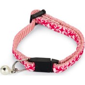 Resim Beeztees Yavru Kedi Boyun Tasması, Zilli, Pembe, 16-23cm 