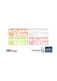 Resim Hatas 02285 Geometrik Şekiller Şablonu 25 CM 