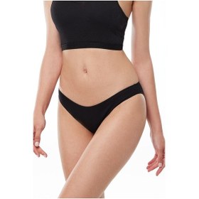 Resim Malabadi Kadın Siyah 2 Li Paket Modal Düşük Bel Slip Külot 183 Siyah 