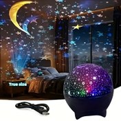 Resim 1 Yaratıcı USB Lambası / Dekoratif Kase Yıldız ve Ay Işığı / LED Gece Lambası / Romantik Projeksiyon Lambası Yatak Odası, Parti, Oturma Odası için - Doğum Günleri, Noel, Cadılar Bayramı, Arkadaşlar için Mükemmel Hediye, Ambiyans Geliştirme, Parti Aydınlatma, Yatak Odası Dekoru, Göksel Tema, Cilalı Kaplama, Plastik Yapı, El Yapımı Lamba, Hafif Aydınlatma, Ev Dekoratörleri, Tatil Alıcıları için İdeal 
