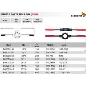 Resim Pafta Kolu 30*11 M10-M11 Çelik Döküm 