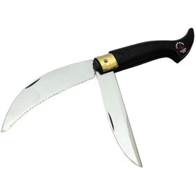 Resim AyrStore Tosya Büyük Çiftli Testereli Bıçkı Çakı 24 cm - Plastik Saplı, Manuel 