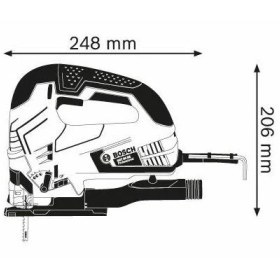 Resim Bosch Gst 90 Be Profesyonel Dekupaj Testere 