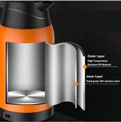 Resim Springsun Araba Elektrikli Su Isıtıcısı, 1000ml Taşınabilir Paslanmaz Çelik Su Isıtıcısı 12v Otomatik Kapanma Su Kazanı Su, Çay Os 