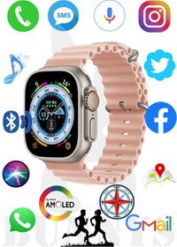 Resim Bunnys Reeder P13 Blue Max Uyumlu Akıllı Saat Watch 8 Ultra 49MM Konuşma Özellikli AMOLED EKRAN 