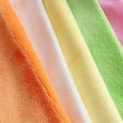 Resim 1 adet Ultra Yumuşak Kısa Plüş Polyester Kumaş, 1.5mm Kalınlık, Tek Renk Önceden Kesilmiş, DIY Giyim ve Ev Dekoru için, Yalnızca El Yıkama, 17.71x19.68inç 