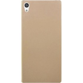 Resim Tekno Grup Sony Xperia Z5 Mat Premium Silikon Kılıf - Gold 