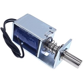 Resim Genel Markalar Tau-s0837dl-d Solenoid Kilit Dc 12v 1a 12w 15n Selenoid Elektrikli Manyetik Kapı Depo Kabin Kasa 