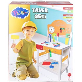 Resim ONYIL OYUNCAK ONY-412 Ahşap Tamir Seti -Onyıl Oyuncak 