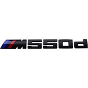 Resim EDEXPORT Bmw M550d Yazı / Logo Uyumlu Siyah F10 51148059278 