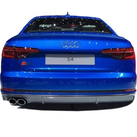 Resim Audi A4 B9 2017 - 19 S4 Difüzör (Sol Çift Çıkış) Plastik Boyasız 