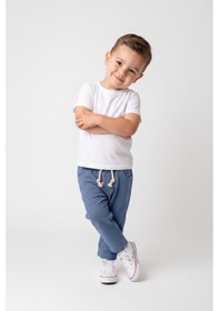 Resim MiaBaby Bebek Müslin Pantolon Indigo 
