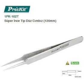 Resim Proskit 1pk-102t İnce Uçlu Cımbız 