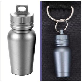 Resim Omeniv Alüminyum Su Geçirmez Tüp İlaç Kibrit Anahtarlık Outdoor Çok Renkli 