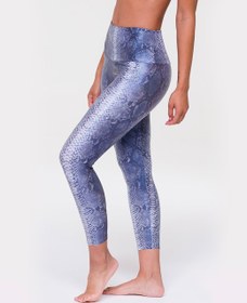 Resim Snake Foil Midi Legging Blue Mamba Tayt - M-L 