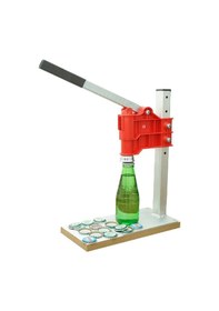 Resim Sos Şişesi Kapama Kapak Kapatma Makinesi Kırmızı 