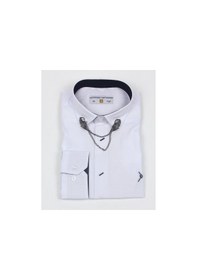Resim Doctor Junior Erkek Çocuk Zincir Yakalı Gömlek Beyaz 