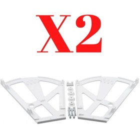 Resim HOBİDABİ Ayder 2 Li Rulmanlı Ayakkabılık Aparatı Beyaz ( 2 Paket ) 