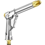 Resim Artfulabode Yüksek Basınçlı Su Püskürtme, Metal Nozulu Dayanıklı Hortum, Evcil Hayvan & Bahçe İçin - Jw Gümüş 