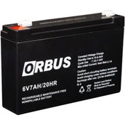 Resim Akü 6 Volt 7 Amper Orbus (150 X 50 X 94 Mm) 