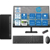 Resim Hp Pro Tower 400 G9 Intel Core I7 14700 32GB Ddr5 4tb SSD 23.8" Fhd Windows 11 Pro Quadro T1000-4GB Masaüstü Bilgisayar 235V5M2EST1000P20 + Zetta USB Bellek 