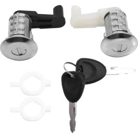 Resim Steellaar Araba Sol Sağ Kapı Kilidi Silindir Takımı 2 Anahtarlı 7701468981 7701468982 (Yurt Dışından) 