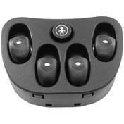 Resim Lemestar Siyah Abs Malzemeden Yapılmış 92047005 Oem Pencere Anahtarı 14x7x10cm, 150g 