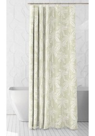 Resim Banyo Perdesi 2x120x200 Çift Kanat Duş Perdesi Halka Hediyeli Duşakabin Perdesi 2319 Çok Renkli 