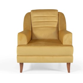 Resim Perla Sofa Lafonten Berjer Babyface Sarı 