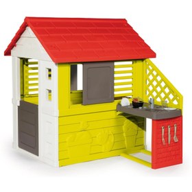 Resim Smoby Mutfaklı Doğa Oyun Evi 810713 