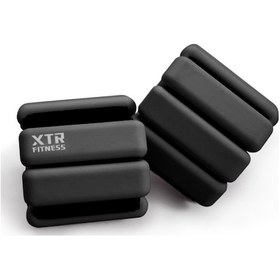 Resim Xtr Fitness Profesyonel El Ve Ayak Bilek Ağırlığı - 1 Kg X 2 Adet Siyah 