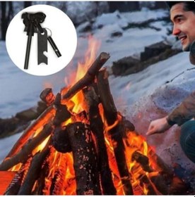 Resim Acil Durum Magnezyum Çakmaktaşı Hayatta Kalma Kiti 