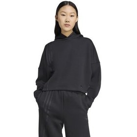 Resim adidas 3 Strıpes Hoody Kadın Sweatshirt Siyah 