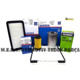 Resim Hyundai Accent Era 1.5 Crdi Dizel Filtre Bakım Seti (2007-2012) 